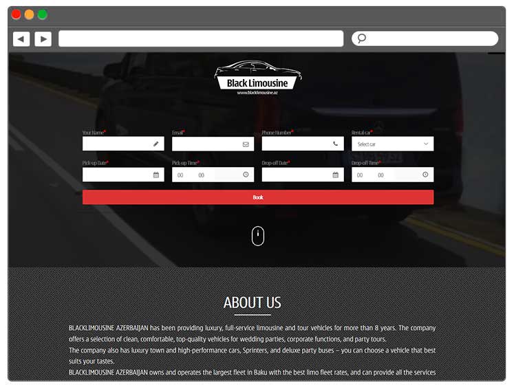 ibrahimovAZ blacklimousine Сайт лимузин сервиса